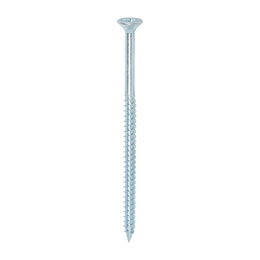 100 x TIMCO Twin-Threaded Countersunk Silver Woodscrews - 12 x 4