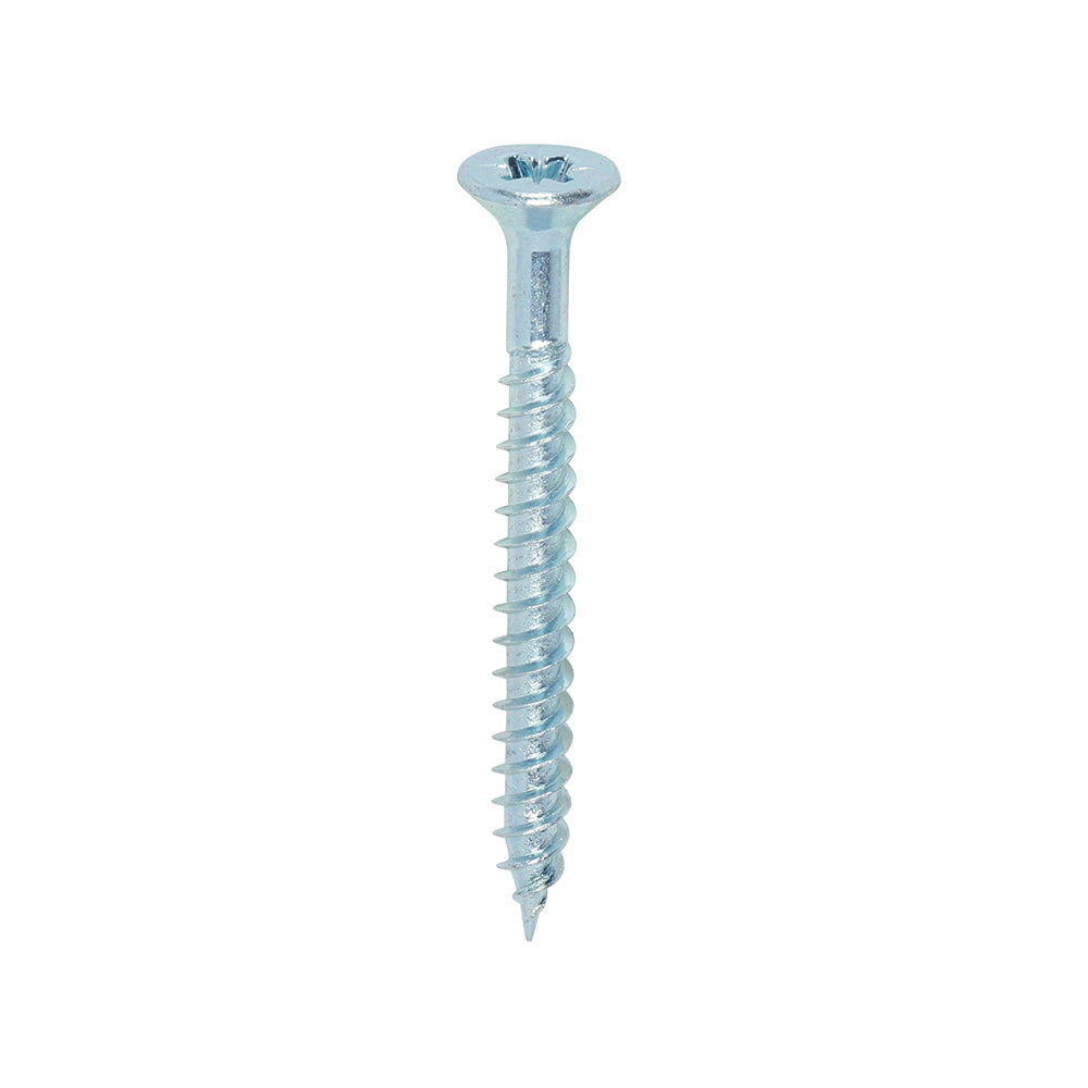 200 x TIMCO Twin-Threaded Countersunk Silver Woodscrews - 7 x 1 1/2