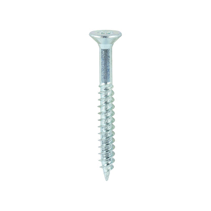 200 x TIMCO Twin-Threaded Countersunk Silver Woodscrews - 10 x 1 3/4