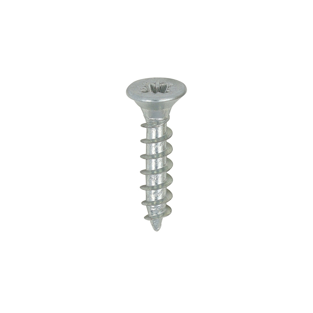 200 x TIMCO Solo Countersunk Silver Woodscrews - 3.0 x 15