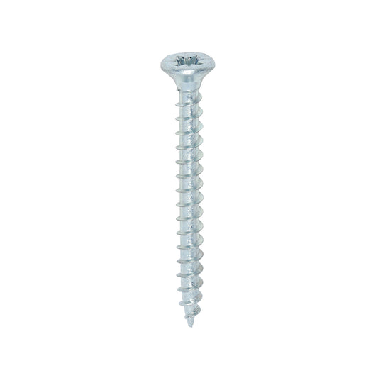 200 x TIMCO Solo Countersunk Silver Woodscrews - 3.5 x 35