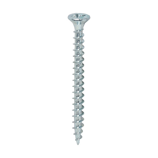 200 x TIMCO Solo Countersunk Silver Woodscrews - 3.5 x 40