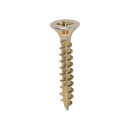 200 x TIMCO Classic Multi-Purpose Countersunk Gold Woodscrews - 4.0 x 25