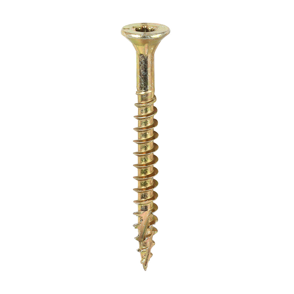 1200 x TIMCO C2 Clamp-Fix Multi-Purpose Premium Countersunk Gold Woodscrews - 4.0 x 40