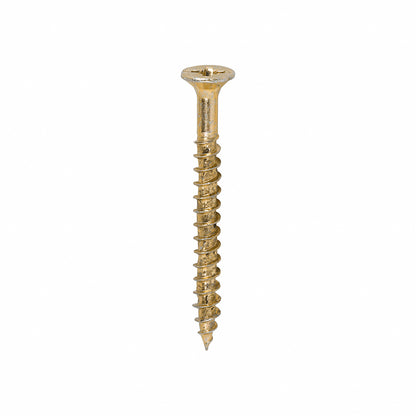 1200 x TIMCO Velocity Premium Multi-Use Countersunk Gold Woodscrews - 4.0 x 40