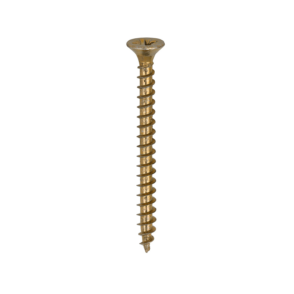 200 x TIMCO Solo Countersunk Gold Woodscrews - 4.0 x 45