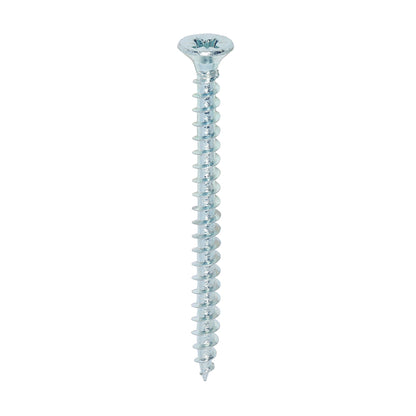 200 x TIMCO Solo Countersunk Silver Woodscrews - 4.0 x 50