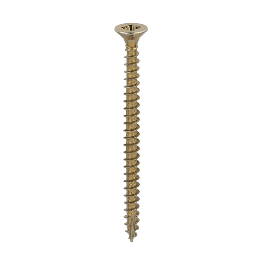 200 x TIMCO Classic Multi-Purpose Countersunk Gold Woodscrews - 4.0 x 55