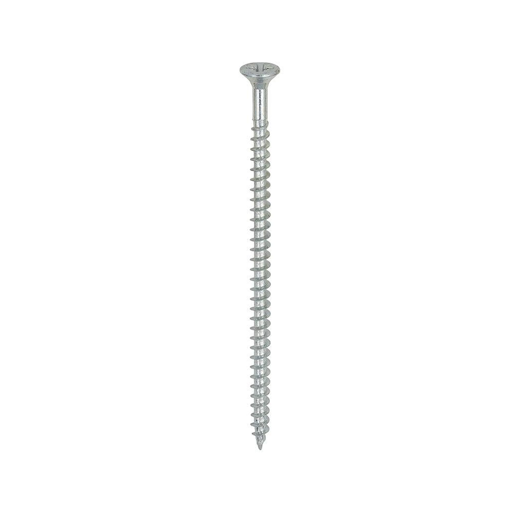 200 x TIMCO Solo Countersunk Silver Woodscrews - 4.0 x 80