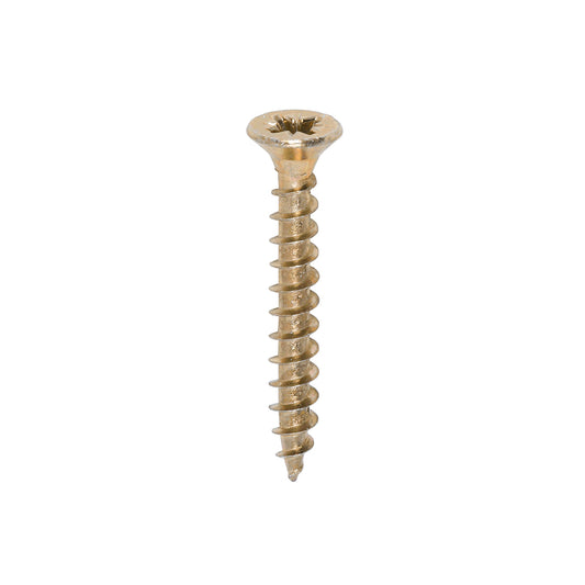 200 x TIMCO Solo Countersunk Gold Woodscrews - 4.5 x 35