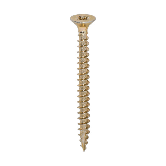 200 x TIMCO Classic Multi-Purpose Countersunk Gold Woodscrews - 4.5 x 50