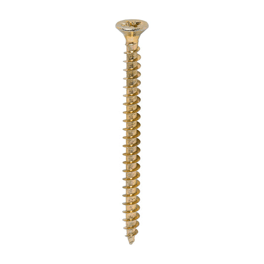 200 x TIMCO Solo Countersunk Gold Woodscrews - 4.5 x 60