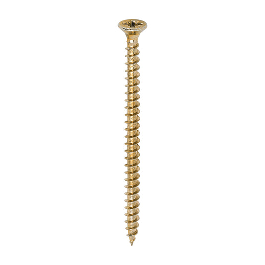 200 x TIMCO Solo Countersunk Gold Woodscrews - 4.5 x 70