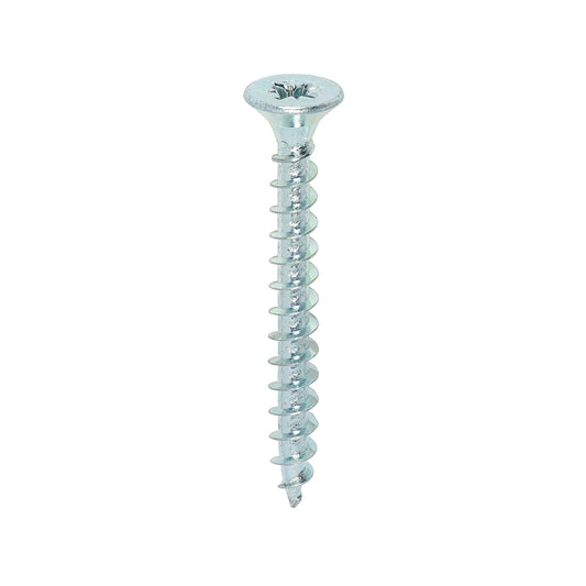 200 x TIMCO Solo Countersunk Silver Woodscrews - 5.0 x 45