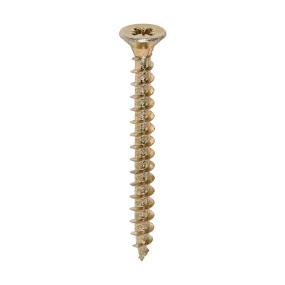 1000 x TIMCO Solo Countersunk Gold Woodscrews - 5.0 x 50