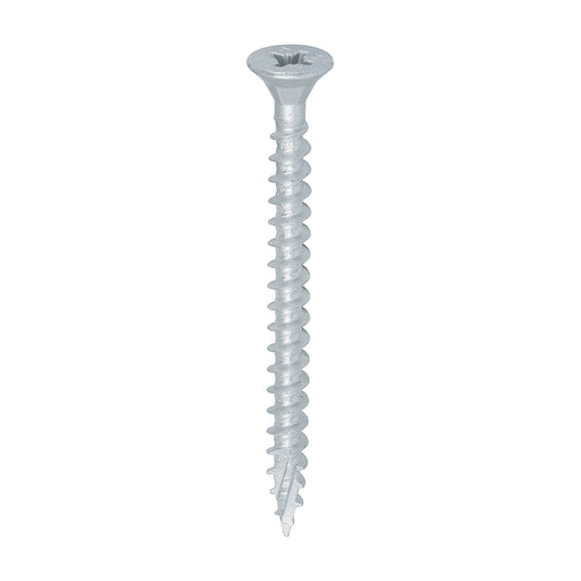 150 x TIMCO C2 Exterior Multi-Purpose Premium Countersunk Silver Woodscrews - 5.0 x 60