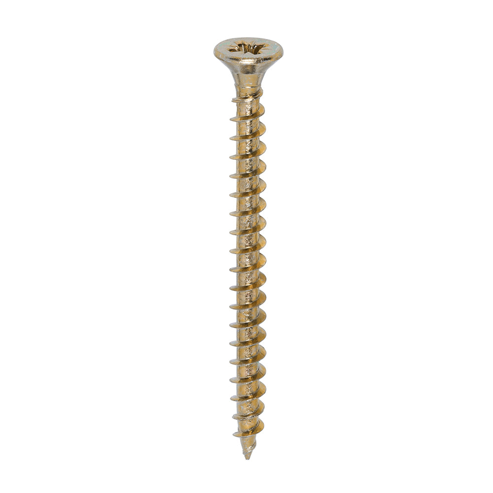 1000 x TIMCO Solo Countersunk Gold Woodscrews - 5.0 x 60