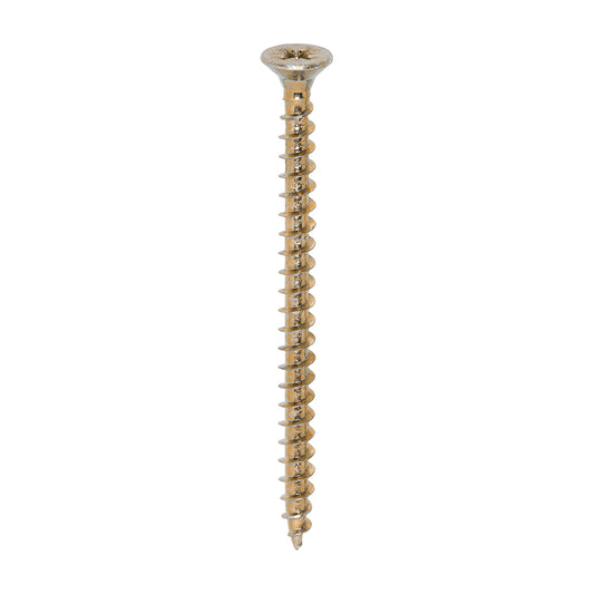 200 x TIMCO Solo Countersunk Gold Woodscrews - 5.0 x 70