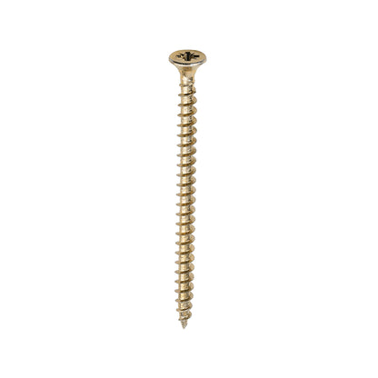 200 x TIMCO Solo Countersunk Gold Woodscrews - 5.0 x 75