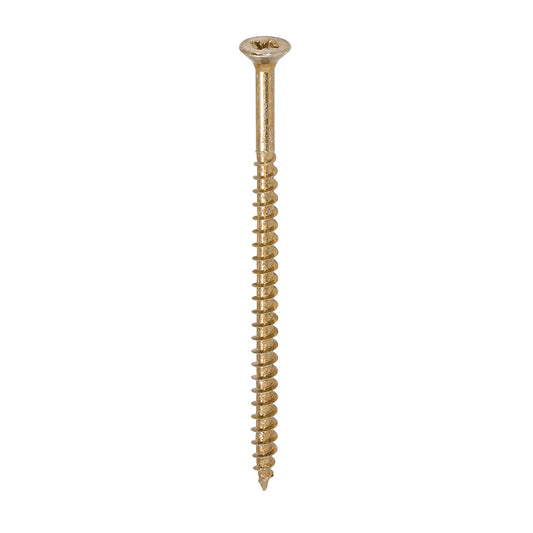 100 x TIMCO Solo Countersunk Gold Woodscrews - 5.0 x 90