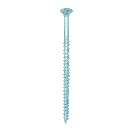 100 x TIMCO Solo Countersunk Silver Woodscrews - 5.0 x 90