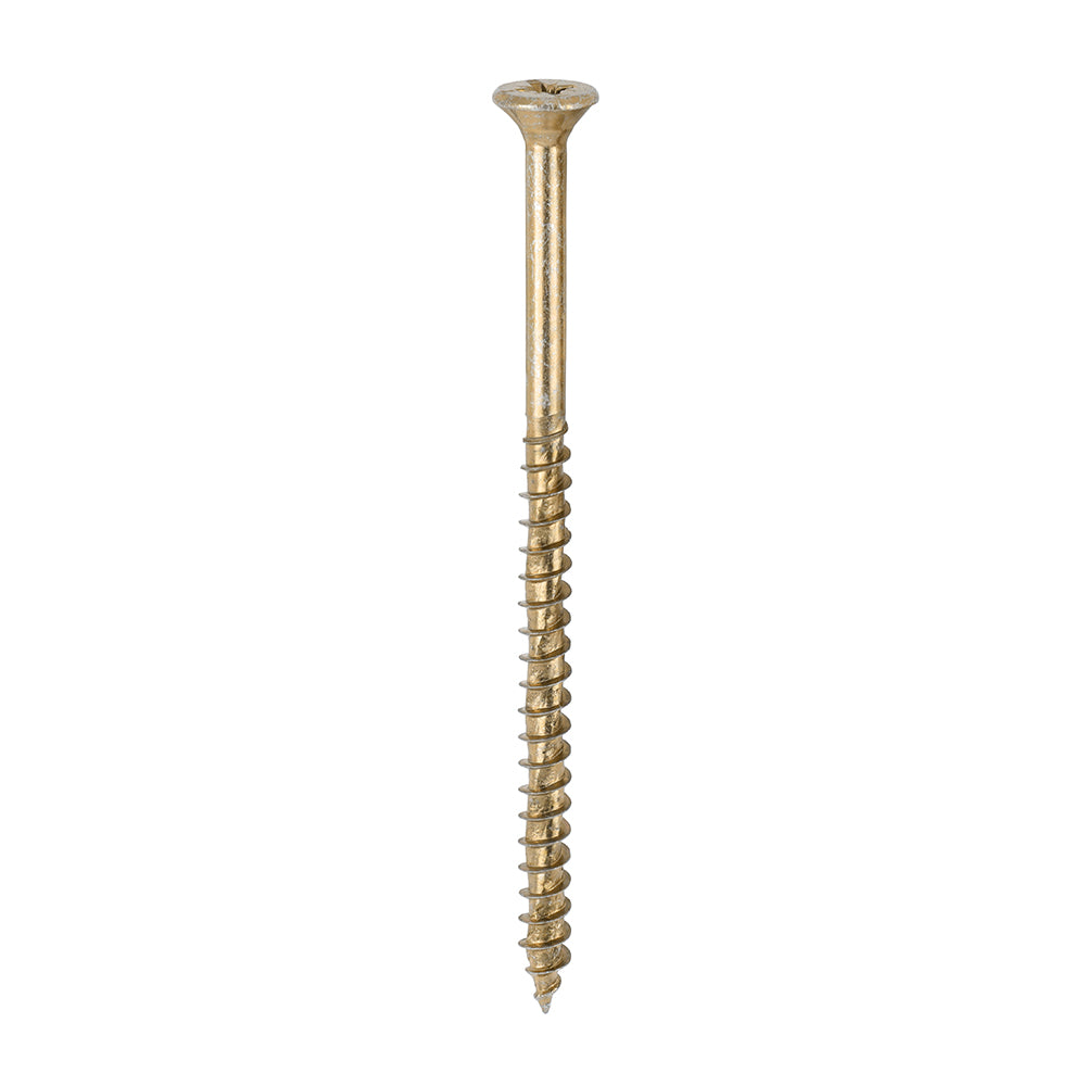 100 x TIMCO Velocity Premium Multi-Use Countersunk Gold Woodscrews - 5.0 x 90