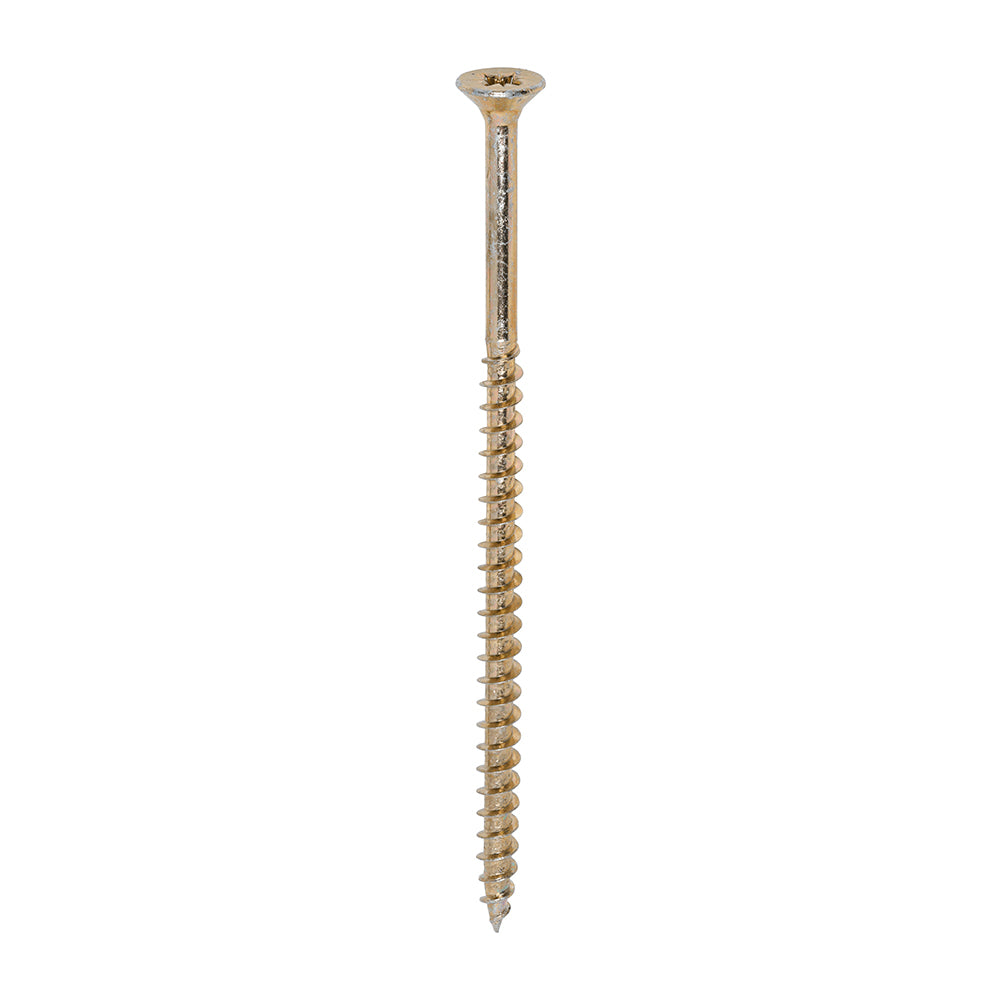 100 x TIMCO Solo Countersunk Gold Woodscrews - 5.0 x 100