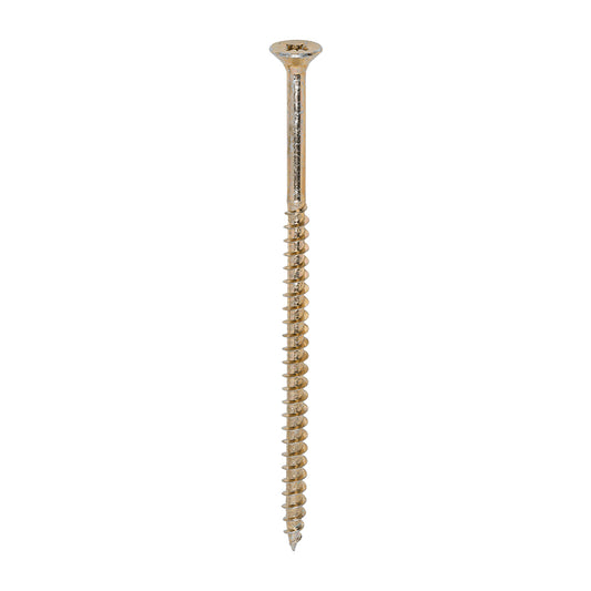 100 x TIMCO Solo Countersunk Gold Woodscrews - 5.0 x 100