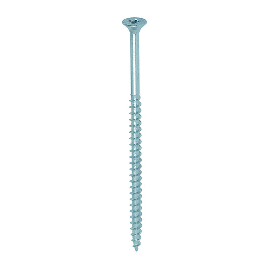 100 x TIMCO Solo Countersunk Silver Woodscrews - 5.0 x 100