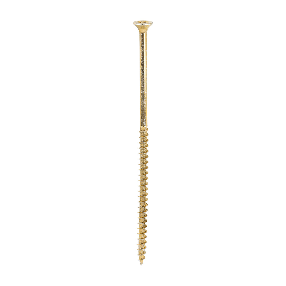 100 x TIMCO Solo Countersunk Gold Woodscrews - 5.0 x 120