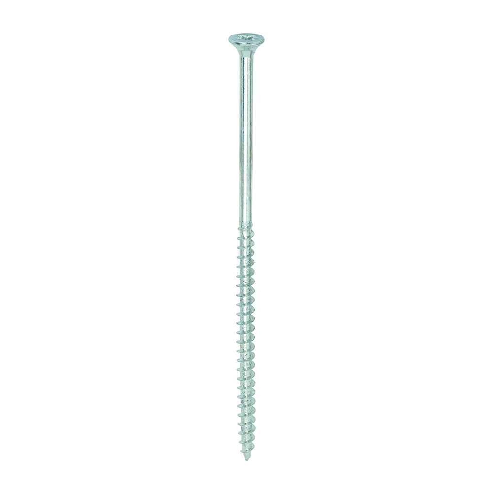 100 x TIMCO Solo Countersunk Silver Woodscrews - 5.0 x 120