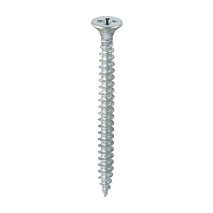 200 x TIMCO Solo Countersunk Silver Woodscrews - 6.0 x 70