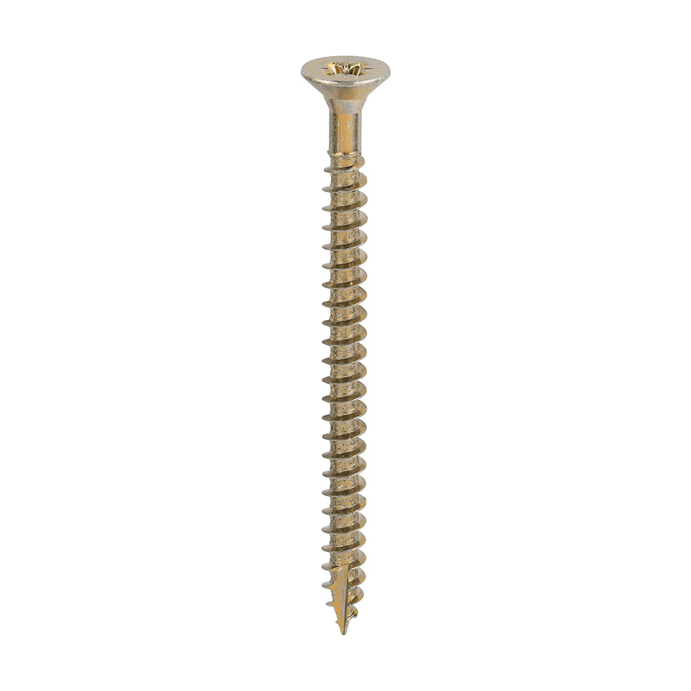 200 x TIMCO Classic Multi-Purpose Countersunk Gold Woodscrews - 6.0 x 80