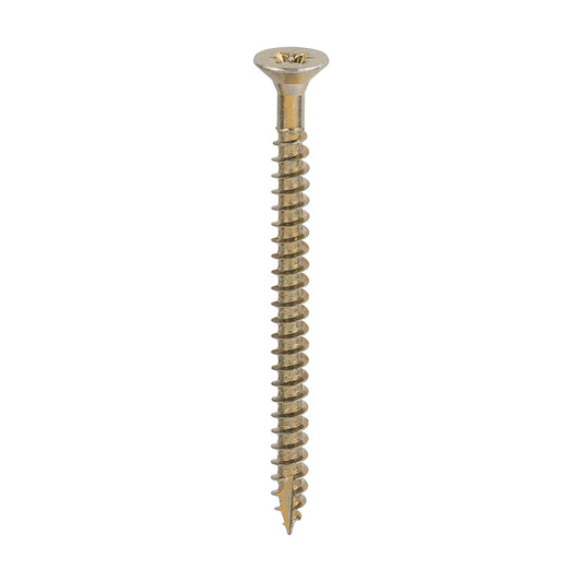 200 x TIMCO Classic Multi-Purpose Countersunk Gold Woodscrews - 6.0 x 80