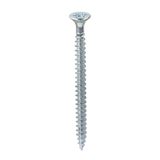 200 x TIMCO Solo Countersunk Silver Woodscrews - 6.0 x 80