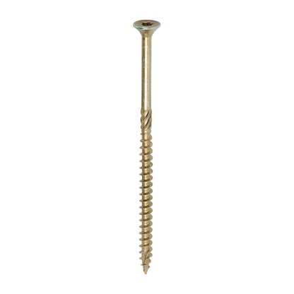 100 x TIMCO C2 Clamp-Fix Multi-Purpose Premium Countersunk Gold Woodscrews - 6.0 x 120