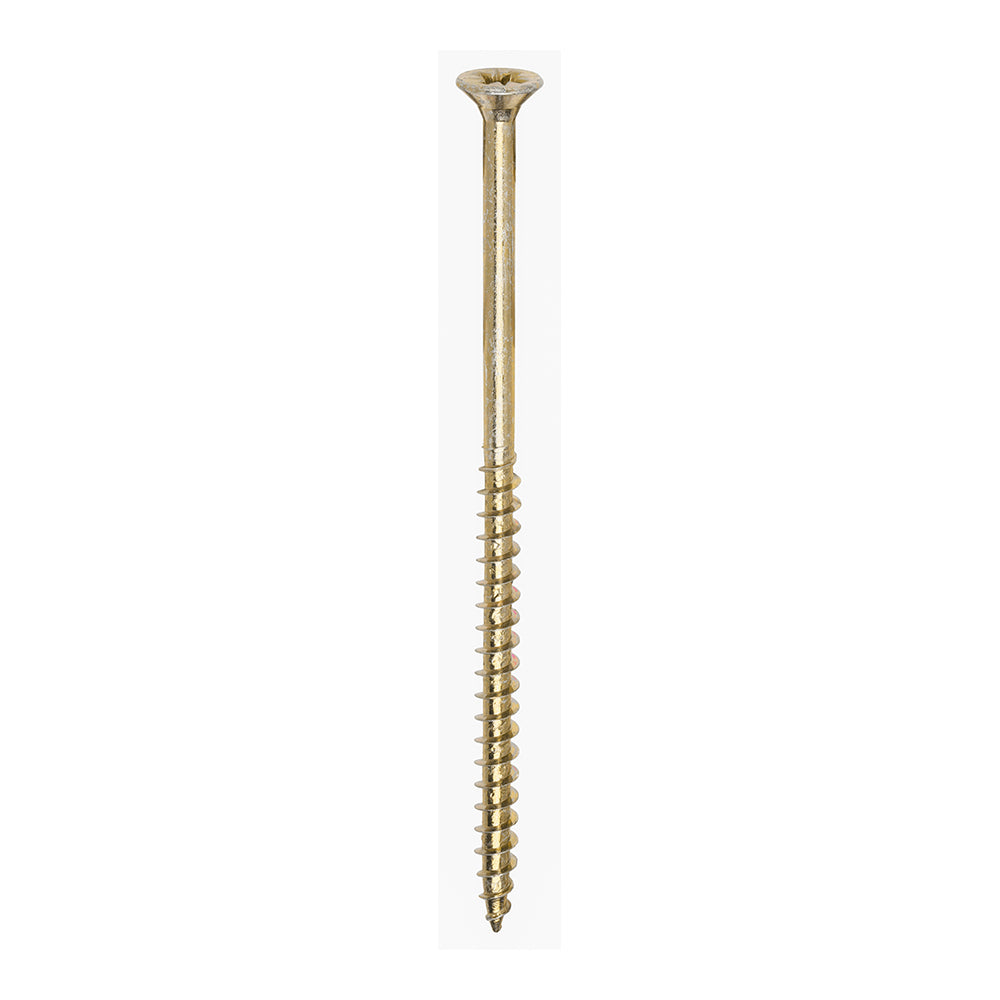 100 x TIMCO Solo Countersunk Gold Woodscrews - 6.0 x 120