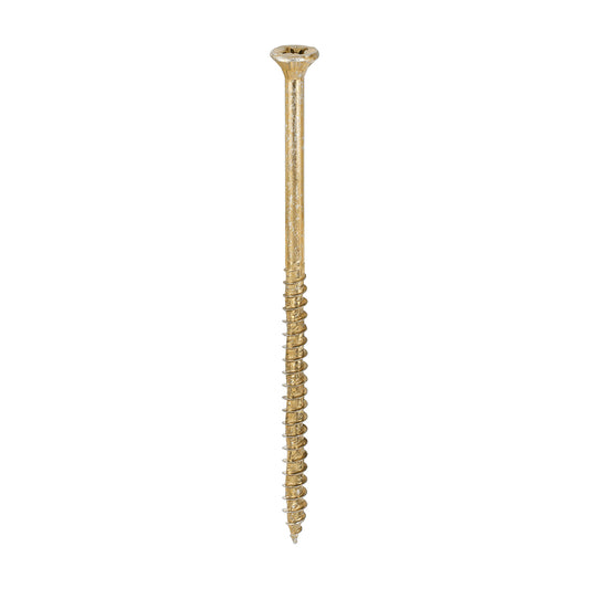 100 x TIMCO Velocity Premium Multi-Use Countersunk Gold Woodscrews - 6.0 x 120