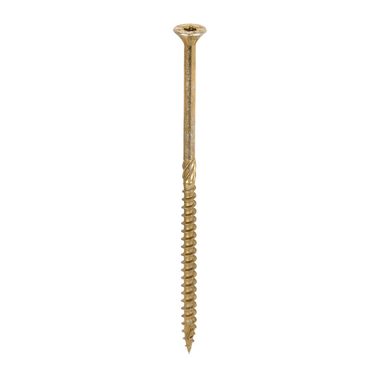 100 x TIMCO C2 Clamp-Fix Multi-Purpose Premium Countersunk Gold Woodscrews - 6.0 x 130