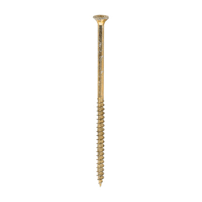 100 x TIMCO Velocity Premium Multi-Use Countersunk Gold Woodscrews - 6.0 x 130