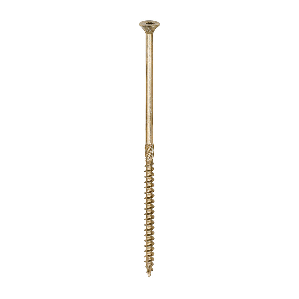 100 x TIMCO C2 Clamp-Fix Multi-Purpose Premium Countersunk Gold Woodscrews - 6.0 x 150