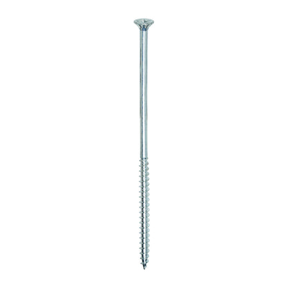 100 x TIMCO Solo Countersunk Silver Woodscrews - 6.0 x 150