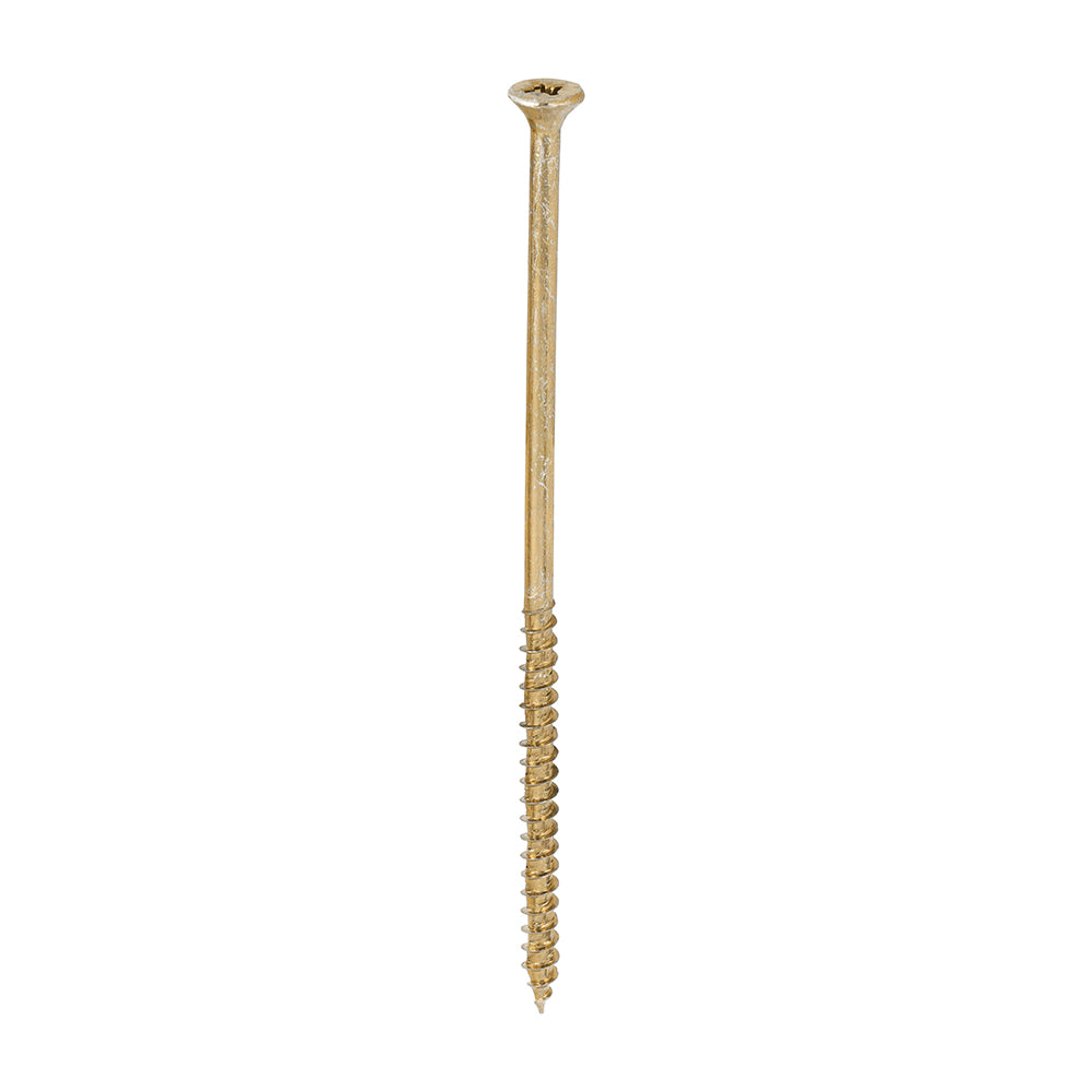 100 x TIMCO Velocity Premium Multi-Use Countersunk Gold Woodscrews - 6.0 x 150