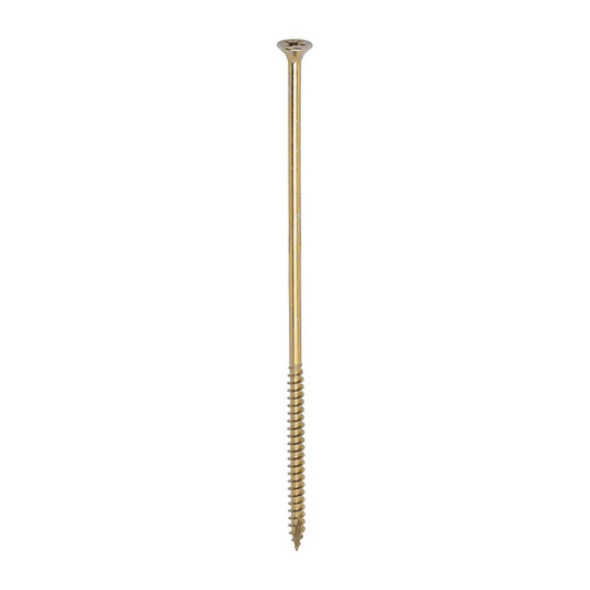 100 x TIMCO Classic Multi-Purpose Countersunk Gold Woodscrews - 6.0 x 180