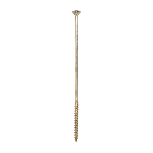 100 x TIMCO Classic Multi-Purpose Countersunk Gold Woodscrews - 6.0 x 200