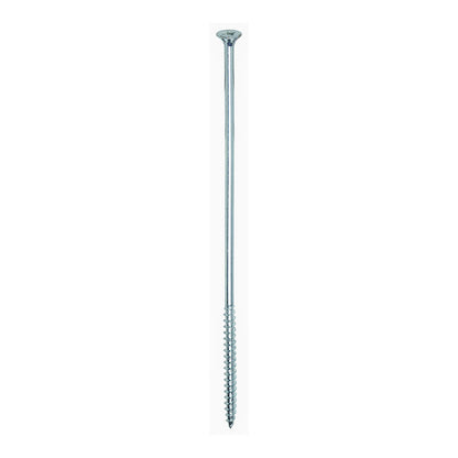 100 x TIMCO Solo Countersunk Silver Woodscrews - 6.0 x 200