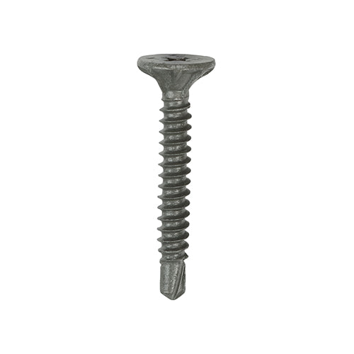 200 x TIMCO Self-Drilling Cement Board Countersunk Exterior Silver Screws - 4.2 x 32