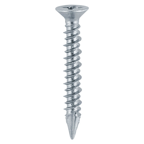 1000 x TIMCO Window Fabrication Screws Countersunk PH High-Low Thread Slash Point Zinc - 4.3 x 25