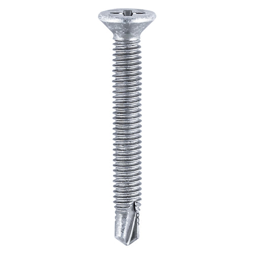 1000 x TIMCO Window Fabrication Screws Countersunk PH Metric Thread Self-Drilling Point Zinc - M4 x 19