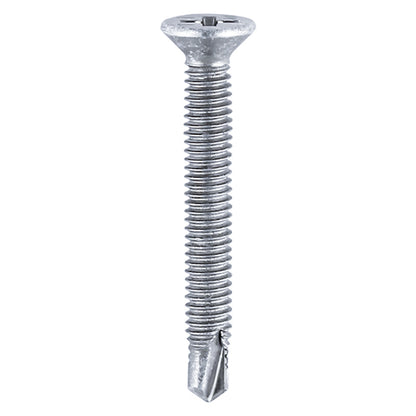 1000 x TIMCO Window Fabrication Screws Countersunk PH Metric Thread Self-Drilling Point Zinc - M4 x 25